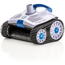 Hayward TracVac Lightweight Automatic Suction Vacuum Cleaner for Inground Pools with Hose and Valve for Swimming Pool Maintenance, White