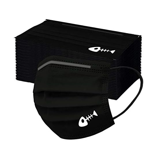 Marxways_ 50 stycken 3-lagers utomhus bomull engångs munskydd svart med utsökt tryck munskydd ren bomull dammtät elektrostatisk adsorption mild bekväm mjuk andas