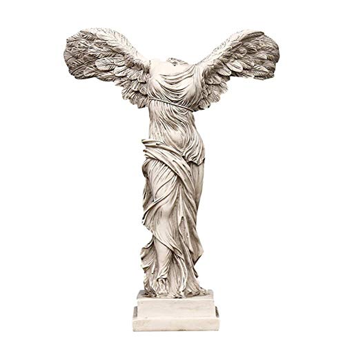 Statue de déesse grecque Victoria blanche 23cm de bureau - 2