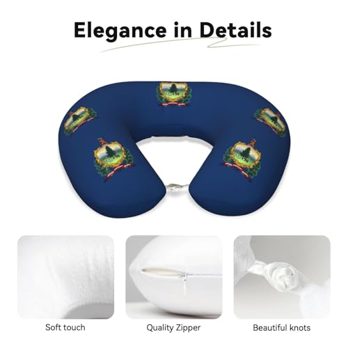 Almohada de Cuello con Polycotton Suave Negro miniatura 4