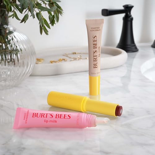 Burts Bees Lip Milk, Sweet Strawberry, 0.34 fl. oz - image 9