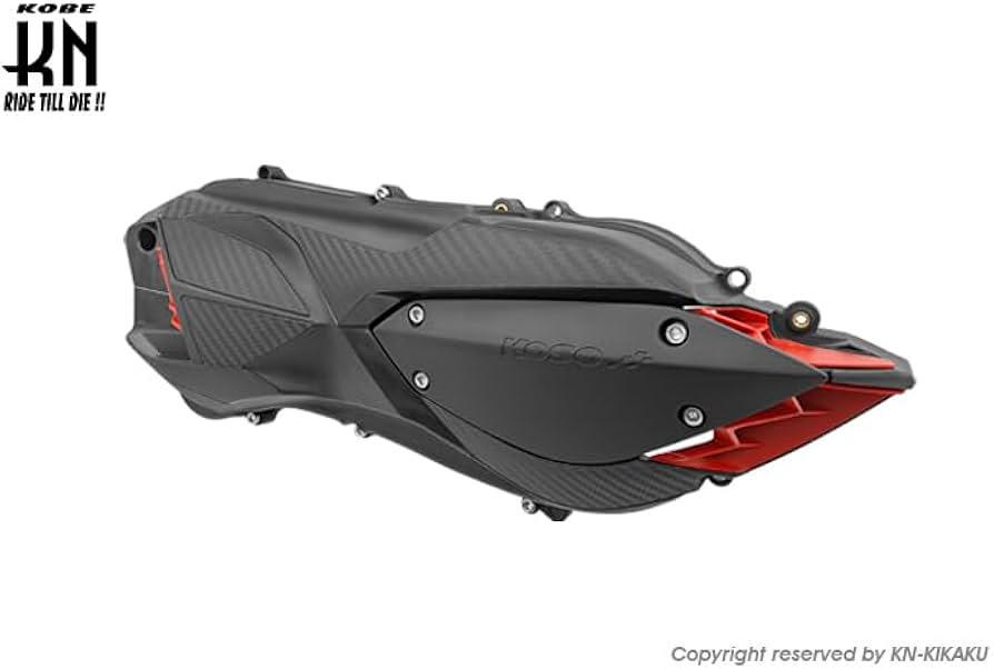 シグナス4~5型 bws2型 kosoカーボンクランクケースカバーセット