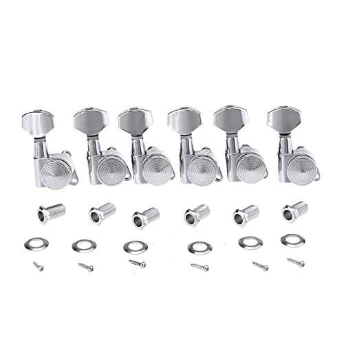 KLKL Chevilles d’accord Guitare 19: 1 Ratio Verrouchon De Verrouillage Tuning PEGS Machines Machines Têtes Définies pour… - Les Beatles, Paul McCartney, John Lennon, RIngo Starr, George Harrison KLKL Chevilles d'accord Guitare 19: 1 Ratio Verrouchon De Verrouillage Tuning PEGS Machines Machines Têtes Définies pour…
