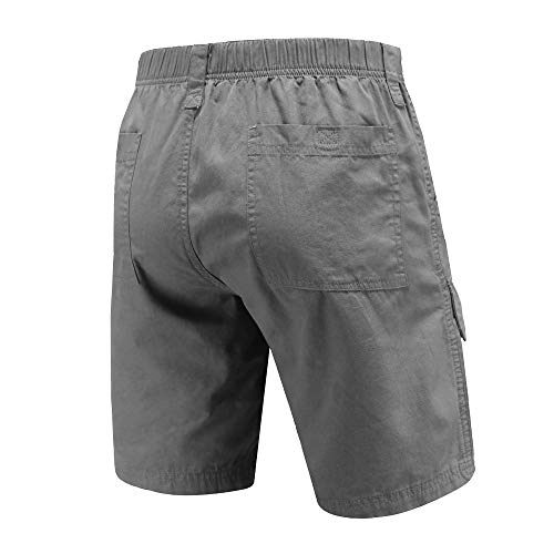 Vayager Men's Cargo Shorts Cotton Lightweight Multi Pocket Casual Outdoor Hiking Shorts #TOP1