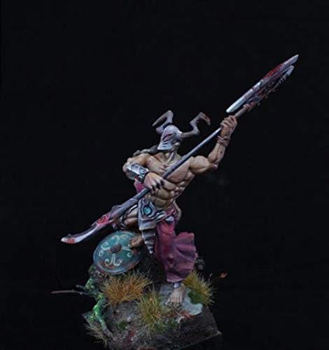 Kit résine miniature 1/32 figurine de guerrier 60mm non peinte à assembler - 3
