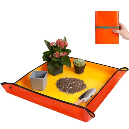 HASTHIP® Gardening Mat 100 * 100cm PE Waterproof Foldable Sheet f...