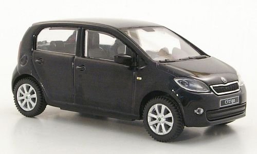 Preisvergleich Produktbild Skoda Citigo, met.-schwarz, 5-Türer, 2012, Modellauto, Abrex 1:43