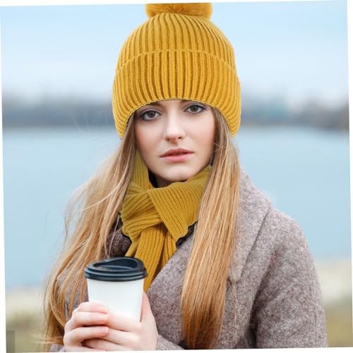 1set Women Costume Touchscreen Gloves Hat Scarf Set Warm Soft Accessories for Shopping Riding and Outdoor Activities4