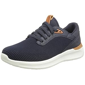 Skechers Lattimore Sneaker voor heren, Navy Mesh Synthetisch, 45.5 EU