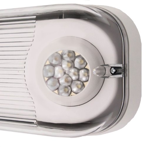 Lfi Lights | Wet/Outdoor Location Rated Emergency Light | Two Led Adjustable Round Heads | Hardwired With Battery Backup | Ul Listed | (1 Pack) | El-Wetled #TOP1
