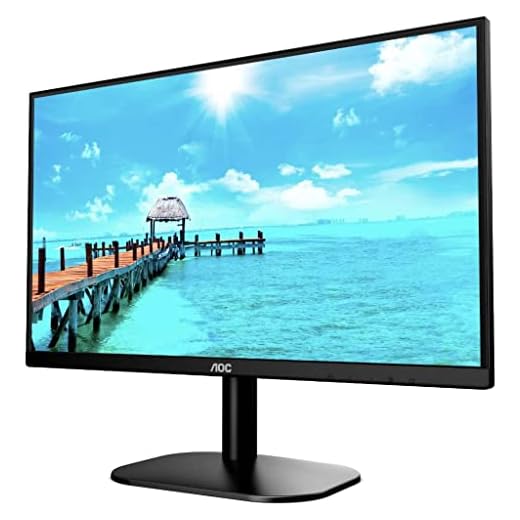 AOC 24B2XDA - 24 Zoll FHD Monitor, Adaptive Sync (1920x1080, 75 Hz, VGA, DVI, HDMI) schwarz