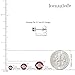 JewelrieShop Women Stud Earrings Set Tiny Small Colorful Earings Stainless Steel Post Earrings Hypoallergenic CZ Birthstone Ear Studs (12 pairs,4mm)