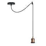 Installazione: Facile da installare con accessori inclusi e istruzioni chiare. Il cavo regolabile consente di impostare la lunghezza di sospensione perfetta per soffitti bassi o alti. Non sono necessari attrezzi per un'installazione rapida e semplice.