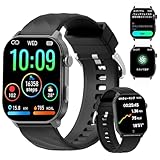 スマートウォッチ【2026年業界最新進化 ChatGPT搭載 AI文字盤 GPS内蔵】2.01インチ大画面 Bluetooth5.3通話 スポーツウォッチ 1ATM防水 GPS運動軌跡記録 腕時計 長持ちバッテリー 100+運動モード DIY文字盤 Lineなどアプリ通知 振動と着信音設定 軽量 薄型 電卓 コンパス 天気予報 歩数計 iPhone アンドロイド対応 日本語説明書 (ブラック)