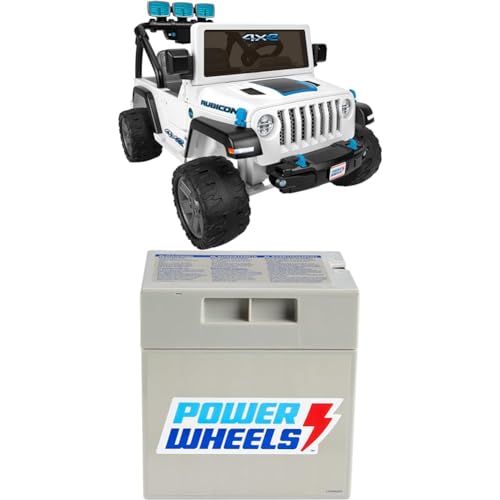 Bundle of Power Wheels Jeep Wrangler 4Xe Ride-On Toy with...