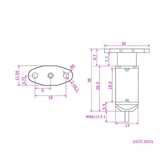 DollaTek Transparent Auto Bed Leveling Sensor For 3D Printer Part Improve Printing Precision
