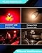 UNXMRFF 25-Pack 194 LED Light Bulb, Super Bright T10 LED Bulb Red, 2825 Bulb 5050 Chipset 5-SMD, W5W 168 LED Bulbs Replacement for 12V Car Interior Dome Map Door Courtesy License Plate Lights