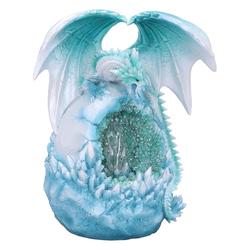 Dragon blanc de collection Nemesis Now idée cadeau idéal féerique avec LED - 5