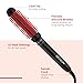 REVLON New and Improved SmoothStay Coconut Oil-Infused Heated Hair Styling Brush | 1” Barrel for Voluminous, Shiny Results (Black/Red)