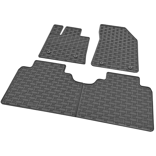 Tapis de sol en caoutchouc Lynk & Co 02 2024- robuste finition noire haut de gamme