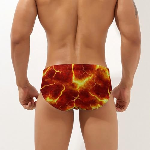 Red Lava Mens Swim Briefs Quick Dry Swim Trunk Bikini Underwear Swimsuit2