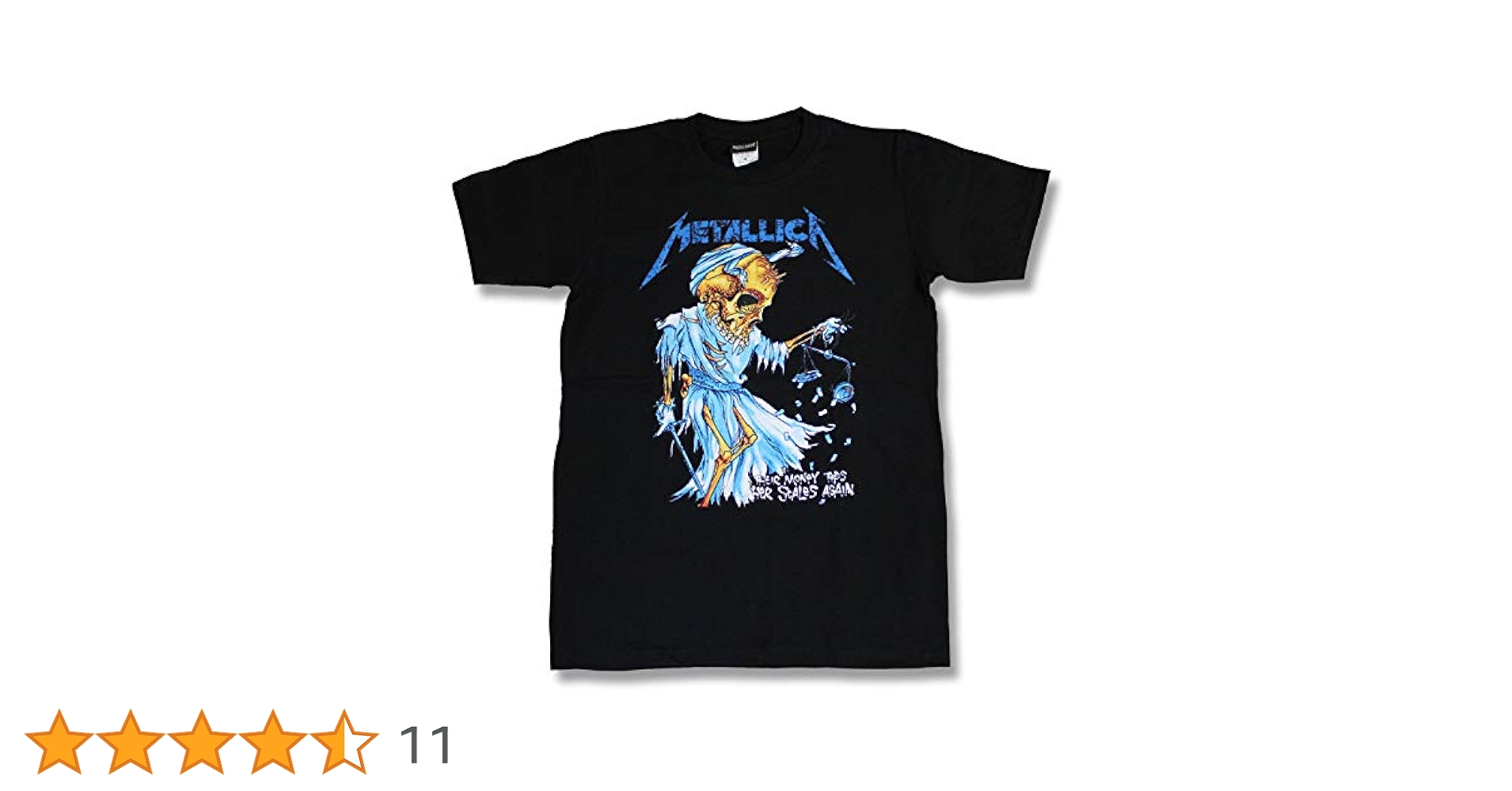 Amazon | メタリカ Metallica Tシャツ (M, ブラック) | Tシャツ