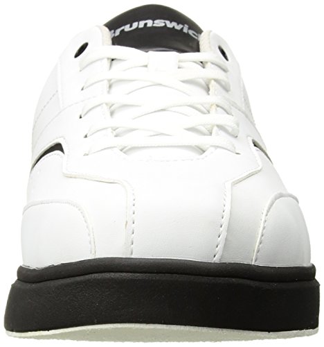 Brunswick Vapor Mens Bowling Shoe White/Black, 10.5 #TOP1