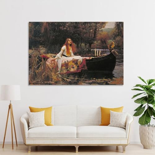 Toile de Shalott Waterhouse pour transformer un mur vide en galerie d'art