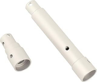 RZXYL Aluminium Alloy Front Axle Tube for 1/10 RC Crawler Axial SCX10 PRO Metal Upgrade Part AXI232081 (Silver)