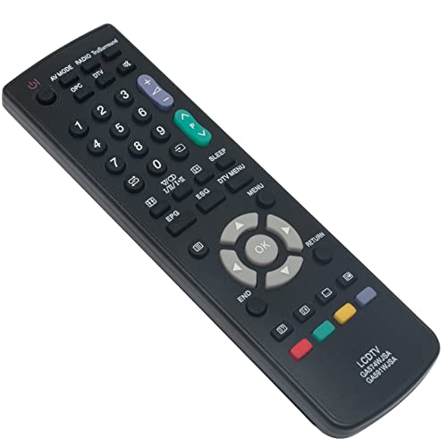 VINABTY GA574WJSA GA591WJSA Replacement Remote Control Compatible with Sharp Aquos LCD TV LC-26D44EBK LC-26SD1E LC-32D44E LC-32D44EGY LC-32RD8E LC-32RD8S LC-32SD1EA LC-32ST1E LC-37AD5 LC-37AD5EBK - Image 3