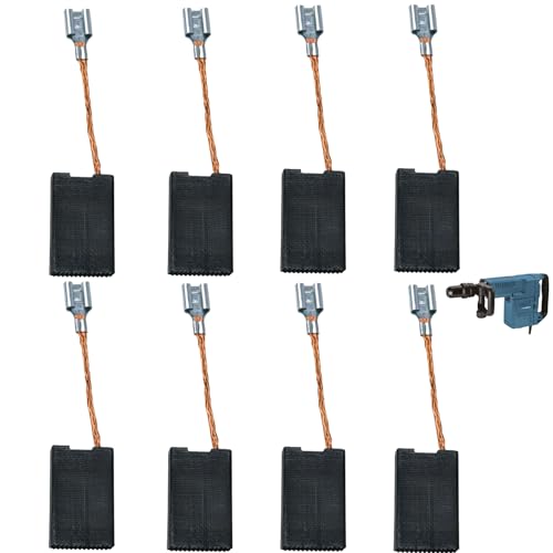 Image of (8 pack)1617014126 0611316739 Carbon Brush Replacement for Bosch 11311EVS 11223EVS 11245EVS 11316EVS 11317EVS & Rotary Hammer AUTOSTOP Electric Motor Power Tool Part