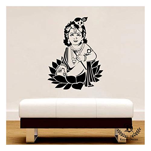 Image of Kayra Decor Kanha Stencils for Wall Painting - Pack of 1, 24 inch x 40 inch - (KDS36002)