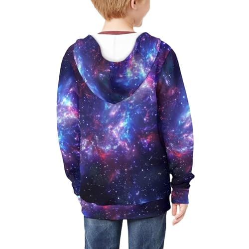 Kids Zipper Hoodies Girls6-16 Y Kawaii Outfit Long Sleeve Hooded Sweatshirt Fall Sports Shirts for Boys Kids4