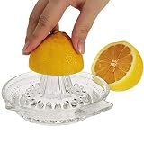 Easy to Use--This hand juicer citrus to extract the maximum amount of juice, fully squeezing each lemon or orange. The lemon manual juicer filter can effectively filter out seeds and heavy pulp, ensuring that you can easily get a glass of lemon juice.