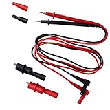 ZIBOO KIT-14 Test Lead Set,Compatible with Fluke Ideal Simpson mprobe/Compatible with Hioki Fieldpiece/Extech/Digital Multimeter/Clamp Meter 4mm Banana Compatible with Hioki Klein Tools 69410