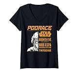 Womens Star Wars Boonta Eve Classic Poster V-Neck T-Shirt