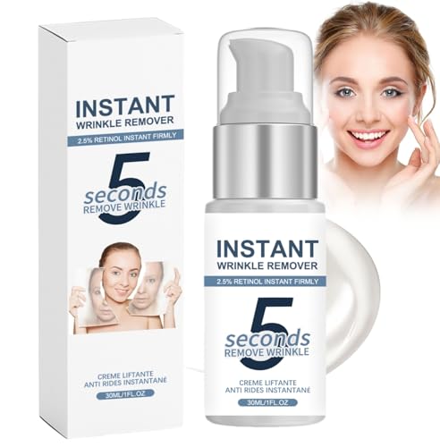 Creme Liftante Anti Rides Instantané 5 Secondes,Instant Wrinkle Remover,2.5% Retinol Instant Firmly,Roveaskin Anti Rides Instant,Combleur De Ridés Immediat,Wrinkle Power Filling Effet Immédiat