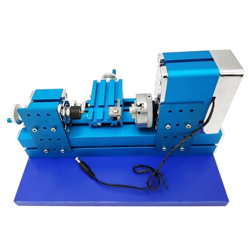 INTBUYING All-metal Miniature Lathe 100-240V Didactical Mini Metal Lathe Machine 20000rpm for Teaching Demonstration Woodworking DIY by INTBUYING - Image 6
