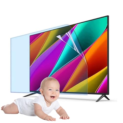 Soulage la fatigue oculaire avec le filtre anti-lumière bleue TV 50 pouces