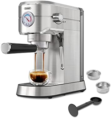 Cafe Amoroso 100 Cup Stainless Steel Coffee Maker Urn - Premium Commercial Double Wall Design - Perfect For Catering, Churches, Banquets, Restaurants, Parties & More - 1 Year Warranty