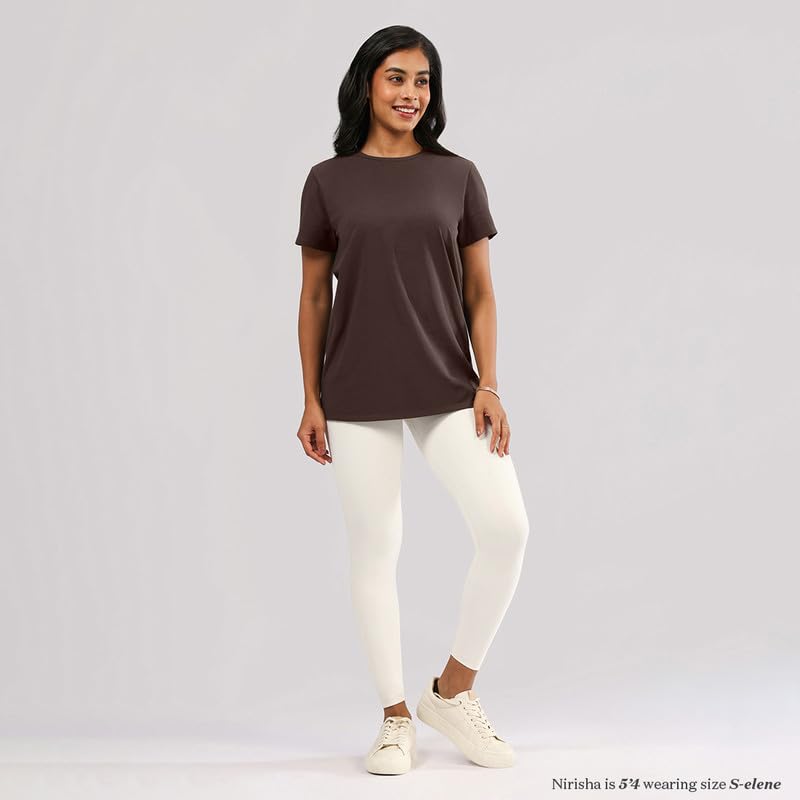 Image of BlissClub Women The Last Tee - Boyfriend tee | Women's t-Shirt | Sleeves | Hip Covering | Cotton Tee