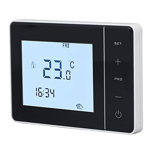 Temperature Controller, High LCD Screen, Wide Temperature Range, NTC2.5m, Digital Thermostat, Programmable for Electric Heating