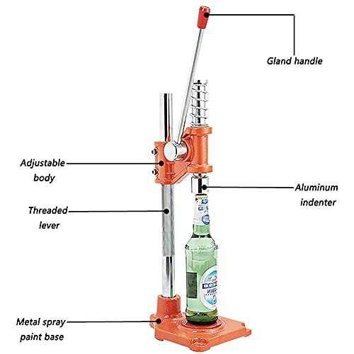 Machine de capsulage de bouteilles de bière manuelle Machine de capsulage d'outils de capsulage de capsules de bouteilles polyvalentes - Image 4