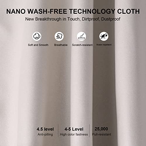 Millsilo Bench Cushion For Indoor Outdoor Furniture, Non-Slip Window Seat Cushions,Piano Shoe Storage Bench Pads, Water Repellent Picnic Kitchen Dining Long Leathaire Chair Cushion 36X14X4 Inch Beige #TOP3