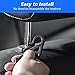 Flymic Adjustable Car Seat Headrest Hook, Universal Storage Headrest Hanger, Holder Hooks, Organizer for Vehicle, Strong and Durable Backseat Hanger Interior Accessories for Handbag Purse Coat 4 Pack