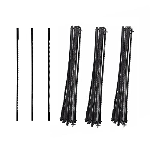 Foxbc 3-Inch Hobby Scroll Saw Blades Pin End 15 Tpi, 18 Tpi, 24 Tpi, (36 Pack) Fit For Sears Craftsman, Vintage Dremel Moto Shop Saws, Delta, Emco Lux Saw 15" Hobby #TOP1