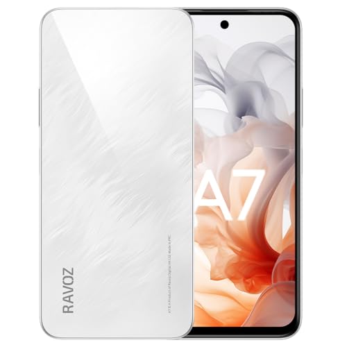 Ravoz A7 No Camera No GPS 12GB RAM (4GB + 8GB Expandable) 128GB ROM | NFC | (UAE Version) (Astral White)