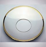 tropfschutz für taufkerzen Größe: 70 x 25 mm Tropfenfänger für Kerzen aus Glas Gold