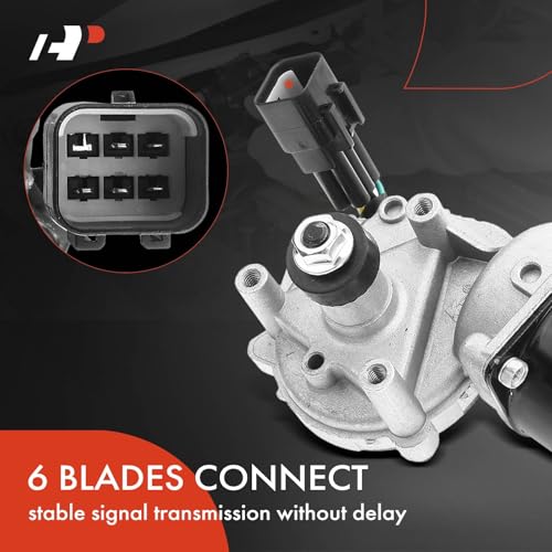 A-Premium Front Windshield Wiper Motor Compatible with Hyundai Elantra 2012-2016, Elantra Coupe 2013-2014 & Kia Forte 2014-2018, Forte Koup 2014-2016, Forte5 2014-2018, 5-Pin by A-Premium - Image 5