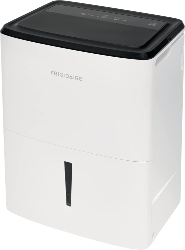 Frigidaire FFAD2233W1 Dehumidifier: 22 Pint Capacity, Easy-to-Clean Filter, Custom Humidity Control, White